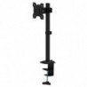 Tradineur - Soporte para monitor con rotación, 10-32 pulgadas, máx. 8 kg, brazo giratorio ajustable en altura con inclinación, V