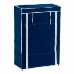 Tradineur - Zapatero TNT 88 x 60 x 30 cm, 5 niveles, soporte organizador de calzado, zapatero de tejido no tejido desmontable co