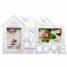Tradineur - Set de 3 cajas de regalo corazón con lazo, cartón, 3 tamaños distintos, cajas decorativas con tapa, presentación, cu