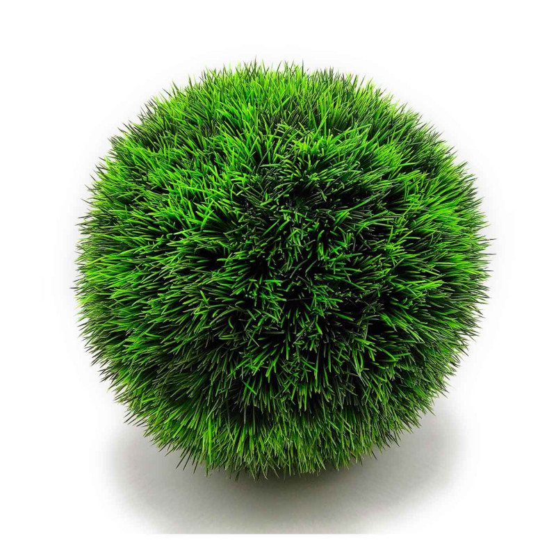 Tradineur - Bola de boj, topiario artificial, planta de plástico, diseño realista, decoración interior y exterior, jardín, hogar