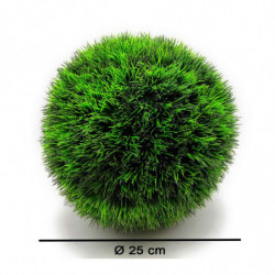 Tradineur - Bola de boj, topiario artificial, planta de plástico, diseño realista, decoración interior y exterior, jardín, hogar