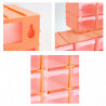 Tradineur - Clasificador apilable modular HG, plástico, 16 compartimentos, almacenamiento de herramientas, tornillos y accesorio