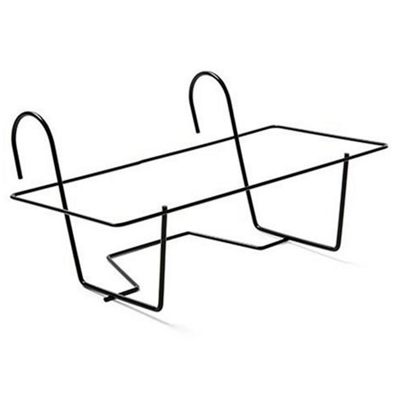 Tradineur - Soporte de metal para jardinera de balcón, incluye ganchos, colgar maceteros, plantas, flores, parapetos y barandas, Tradineur - Soporte de metal para jardinera de balcón, incluye ganchos, colgar maceteros, plantas, flores, parapetos y barandas,