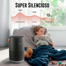 Smartmi - Purificador de Aire P1 - Compatible con Google Home Assistant, Alexa y Apple Homekit - Pantalla a Tiempo Real - Absorb
