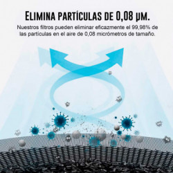 Smartmi - Filtro de repuesto para purificador de aire 2 - Filtro HEPA H13, carbón Activo y filtros preliminares - Absorbe polen,