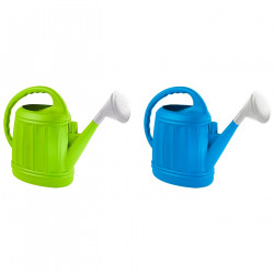 Tradineur - Regadera de plástico, modelo Azahar, fácil llenado, ligera y versátil, regar plantas, flores, interior y exterior, j