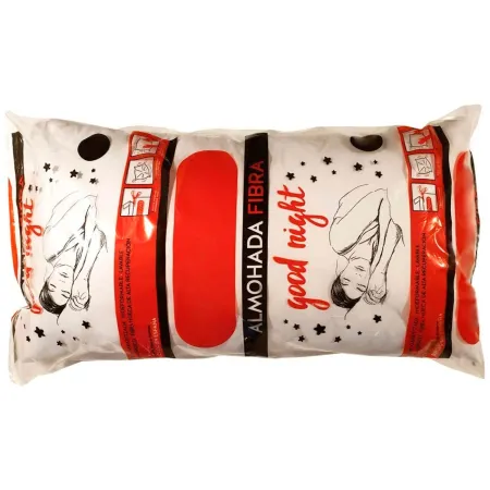 Tradineur - Almohada indeformable Antialérgica - Fabricada en Fibra hueca Poliéster - Forma rectangular - 90 cm Tradineur - Almohada indeformable Antialérgica - Fabricada en Fibra hueca Poliéster - Forma rectangular - 90 cm