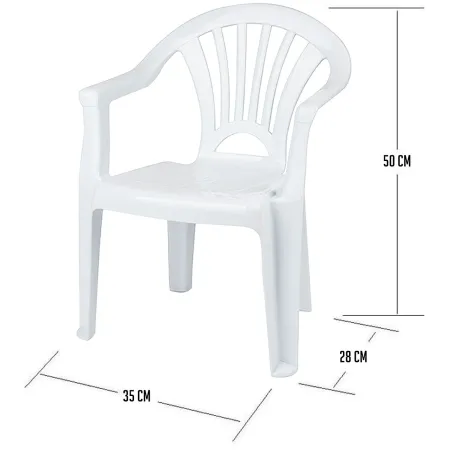 Tradineur - Silla infantil Modelo Tipi - Fabricado en España - Ligera y fácil de transportar - Ideal para jugar, leer y dibujar 