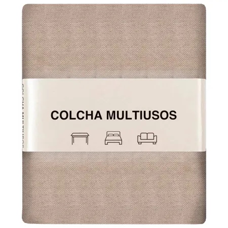 Tradineur - Colcha Multiusos - Fabricada en España - 70% Algodón / 30% Poliéster - Apto para Cama, Muebles y mesas - 270 x 200 c Tradineur - Colcha Multiusos - Fabricada en España - 70% Algodón / 30% Poliéster - Apto para Cama, Muebles y mesas - 270 x 200 c