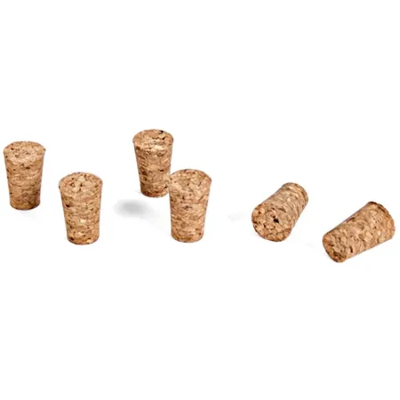Tradineur - Pack de 6 tapones cónicos de corcho para botellas, garrafas, botes, frascos, bar, restaurante, vino, aceite, 20 x 15 Tradineur - Pack de 6 tapones cónicos de corcho para botellas, garrafas, botes, frascos, bar, restaurante, vino, aceite, 20 x 15