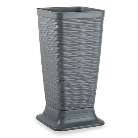 Tradineur - Paragüero de plástico - Estilo Wind - Soporte para paraguas cuadrado para entrada de oficinas, negocios, hogar - 51, Tradineur - Paragüero de plástico - Estilo Wind - Soporte para paraguas cuadrado para entrada de oficinas, negocios, hogar - 51,