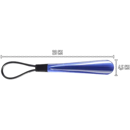 Tradineur - Pack de 2 Calzadores de 28 cm - Fabricado en Plástico - Incluye Lazo para colgar - Ideal para calzar embarazadas y p