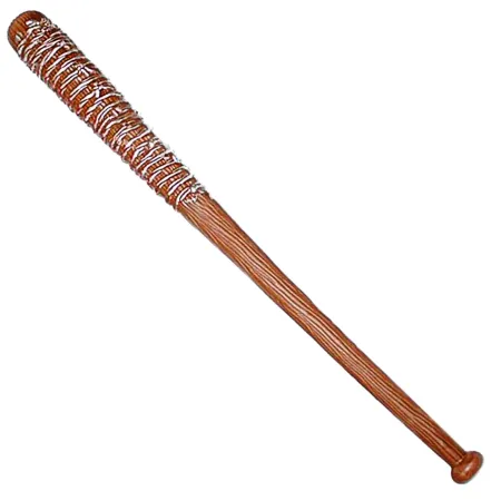 Tradineur - Bate zombie para carnaval, plástico, complemento para disfraces de Halloween, cosplay, fiestas temáticas - 73,5 cm