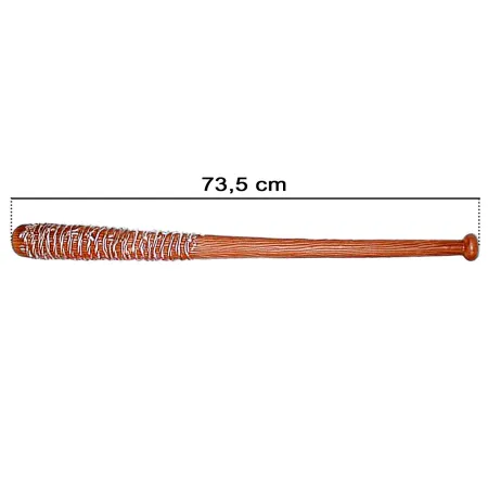 Tradineur - Bate zombie para carnaval, plástico, complemento para disfraces de Halloween, cosplay, fiestas temáticas - 73,5 cm