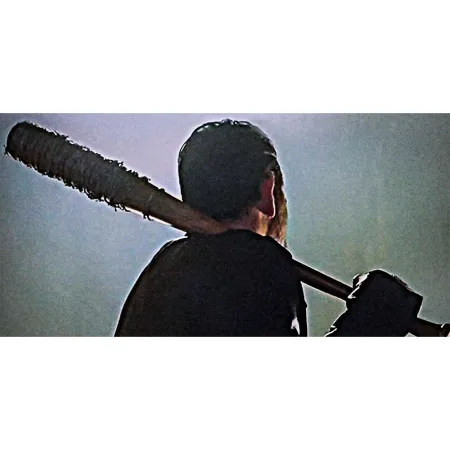 Tradineur - Bate zombie para carnaval, plástico, complemento para disfraces de Halloween, cosplay, fiestas temáticas - 73,5 cm