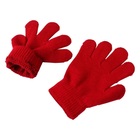 Tradineur - Guantes cortos de punto - Infantiles - Tela acrílica suave y cálida - Accesorios para otoño e invierno - Diseño surt Tradineur - Guantes cortos de punto - Infantiles - Tela acrílica suave y cálida - Accesorios para otoño e invierno - Diseño surt