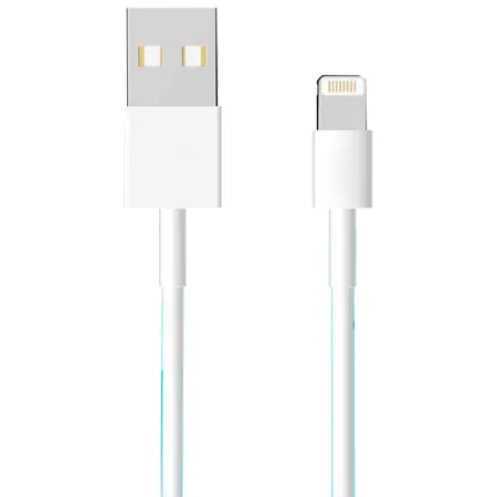 Tradineur - Cable USB / iOS - Longitud de 1,5 Metros - Alto rendimiento, transmisión de datos y carga rápida - 2.4 A Tradineur - Cable USB / iOS - Longitud de 1,5 Metros - Alto rendimiento, transmisión de datos y carga rápida - 2.4 A