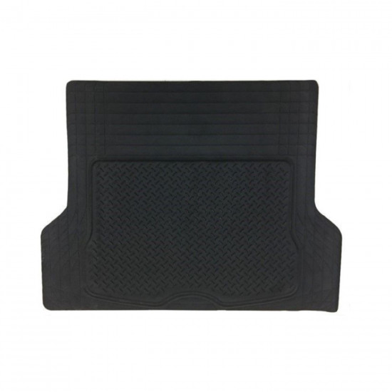 Alfombra protectora para maletero de coche recortable color negro 143 x 110 cm