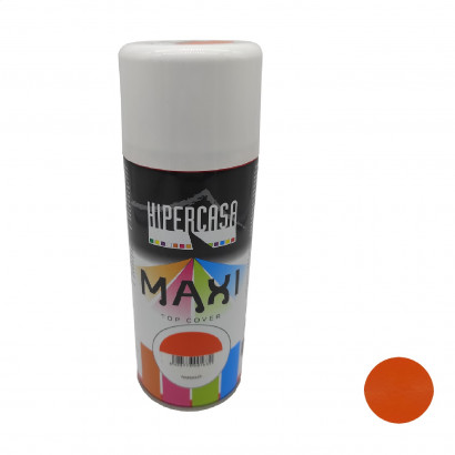 Hipercasa - Bote de pintura en spray color naranja 400 ml, válido para multitud de superficies de interior y exterior