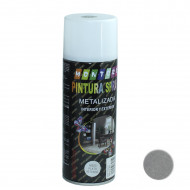 Montoro - Bote de pintura en spray color plata M303 400 ml, válido para multitud de superficies de interior y exterior