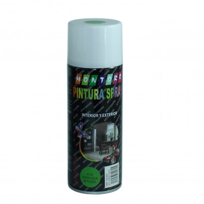 Montoro - Bote de pintura en spray color verde hoja A13 400 ml, válido para multitud de superficies de interior y exterior