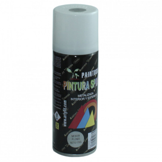 Montoro - Bote de pintura en spray color plomo M308 200 ml, válido para multitud de superficies de interior y exterior