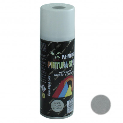 Montoro - Bote de pintura en spray color plomo M308 200 ml, válido para multitud de superficies de interior y exterior