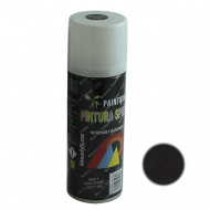 Paintusa - Bote de pintura en spray SA01 negro satinado 200 ml, válido para multitud de superficies de interior y exterior, acabado profesional 17 x 5 cm