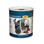 Paintusa - Bote de pintura esmalte gris azulado S823, 375 ml, ideal para interior y exterior, 9.5 x 8.5 x 8.5 cm