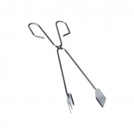 Tenacillas para pescado de 30 cm, de acero inoxidable. Pinzas válidas tanto para servir como para cocinar, de inox ideal para realizar labores de cocina o repostería.