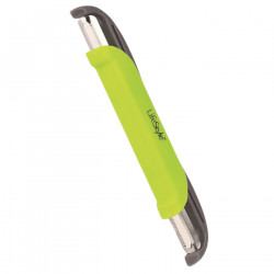 Tradineur - Pelador con 2  tipos de cortes, frutas/verduras y tomate, quitapiel de acero inoxidable con doble cuchilla, pelapata