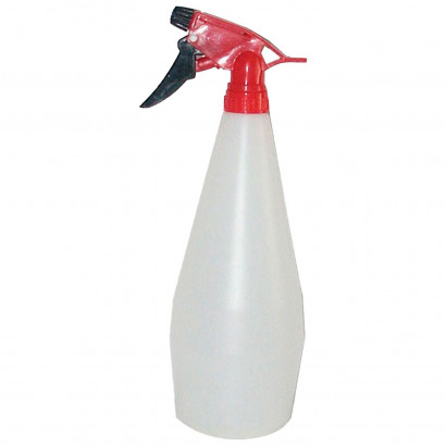 Pamex - Botella pulverizadora de plástico 1 litro, botella de riego con pulverizador, sulfatar flores y plantas, jardinería, limpieza del hogar, color aleatorio