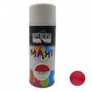 Hipercasa - Bote de pintura en spray color rojo cereza 400 ml, válido para multitud de superficies de interior y exterior