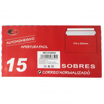 Pack de 15 sobres para...