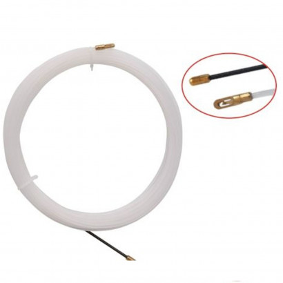 Guía para pasar cables de 0.3 x 100 cm de plástico. Sonda pasahilos. Plástico para incorporar cables fácilmente. Conductor para facilitar instalaciones.