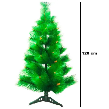 Tradineur - Árbol de Navidad, pino artificial verde, estructura de plástico y metal revestido, robusto y duradero, fácil montaje