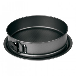 Tradineur - Molde desmontable con bandeja antiadherente con fácil desmoldeo 26 cm de diámetro 6 cm de altura