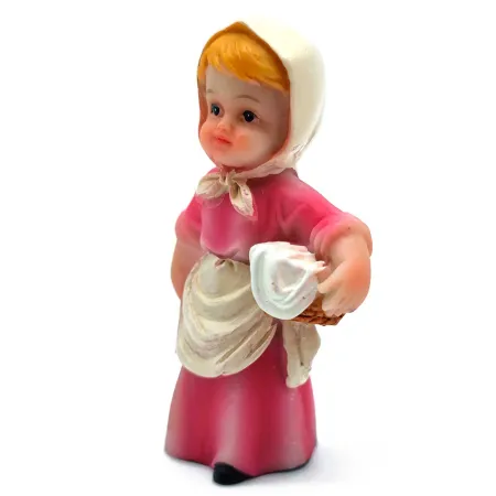 Tradineur - Figura de lavandera con cesto para belén - Fabricado en marmolina - figura decorativa divertida para nacimiento, nav Tradineur - Figura de lavandera con cesto para belén - Fabricado en marmolina - figura decorativa divertida para nacimiento, nav