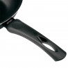 Tradineur - Sartén WOK de inducción rápida antiadherente - Fabricado en Aluminio - Incluye mango de silicona - Apto para inducci