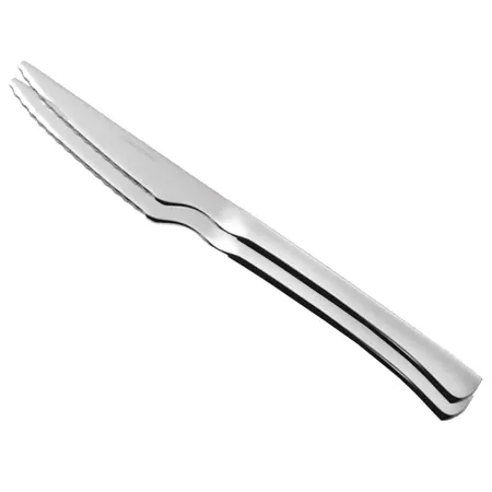 Tradineur - Set de 2 cuchillos chuleteros - Fabricado en acero inoxidable - Ideal para cortar alimentos - 22 x 1,7 x 0,6 cm Tradineur - Set de 2 cuchillos chuleteros - Fabricado en acero inoxidable - Ideal para cortar alimentos - 22 x 1,7 x 0,6 cm