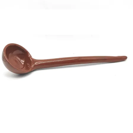 Cuchara de queimada 35 cm, cerámica de barro, cucharón, cazo, cacillo para servir salsas, fabricación tradicional, accesorio que Cuchara de queimada 35 cm, cerámica de barro, cucharón, cazo, cacillo para servir salsas, fabricación tradicional, accesorio que