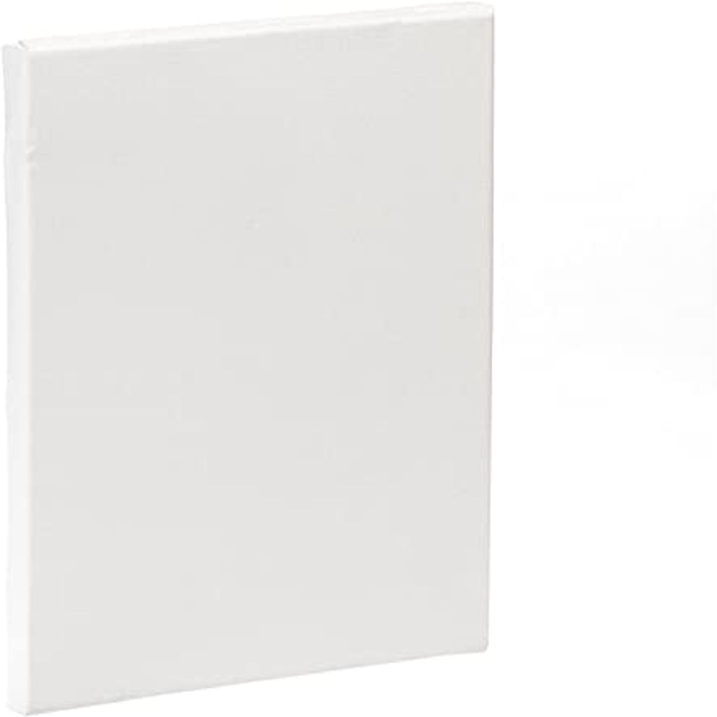 Lienzo blanco para pintar  40 x 50 cm, 100% algodón, válido para todo tipo de pinturas: acrílica, óleo, acuarela, ideal para aficionados a la pintura y profesionales