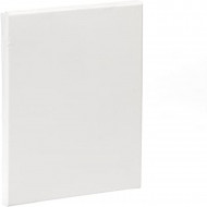 Lienzo blanco para pintar  40 x 50 cm, 100% algodón, válido para todo tipo de pinturas: acrílica, óleo, acuarela, ideal para aficionados a la pintura y profesionales