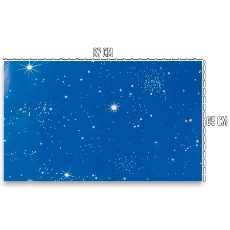 Tradineur - Rollo de papel de fondo con estrellas para belén - Decoración para Nacimiento, Navidad, tradicional - Alto detalle - Tradineur - Rollo de papel de fondo con estrellas para belén - Decoración para Nacimiento, Navidad, tradicional - Alto detalle -