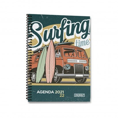 Agenda escolar surfing time...