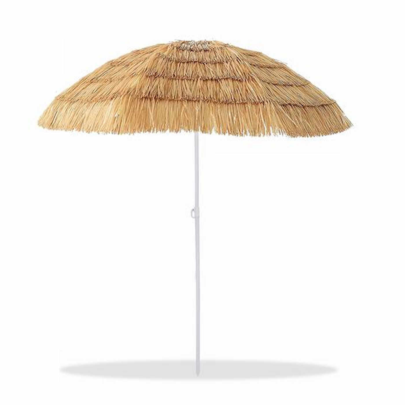 Sombrilla de playa coco con bolsa, jardín, exterior, camping, terraza, parasol estilo hawaiano, 180 x 195 cm