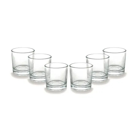 Tradineur - Vaso de chupito modelo "CoK" - Fabricado en cristal - Ideal para Servir licores, celebraciones, fiestas (Ø 5 x 4,5 c