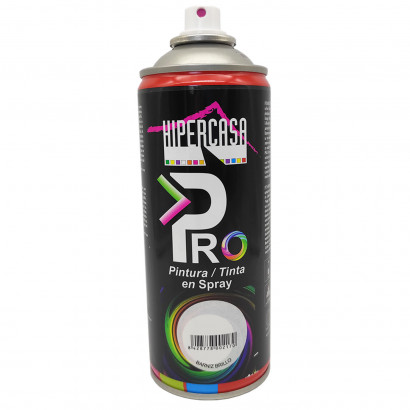 Hipercasa - Spray de pintura barniz brillo 400 ml, válido para multitud de superficies y materiales, uso en exterior y lugares bien ventilados 20 x 6,5 cm