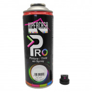 Hipercasa - Spray de pintura blanco brillo RAL 9010, 400 ml, válido para multitud de superficies y materiales, uso en exterior y lugares bien ventilados 20 x 6,5 cm