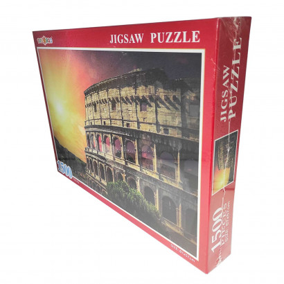 Puzzle 1500 piezas, rompecabezas clásico para adultos 87 x 57 cm, jigsaw puzzle, coliseo romano, taj mahal, machu picchu, retos creativos, aficiones, modelo aleatorio